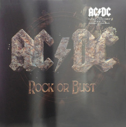 AC/DC ‎– Rock Or Bust    ,  Gatefold , Lenticular Cover, 180 gram  + CD