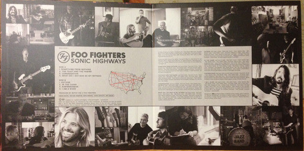 Foo Fighters – Sonic Highways   ,  Gatefold , Composite image сover