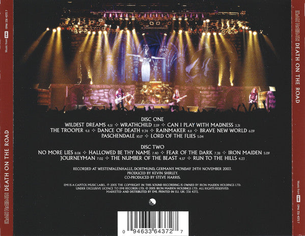 Iron Maiden – Death On The Road  ,  2 CD