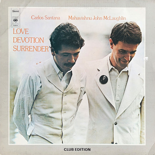 Carlos Santana & Mahavishnu John McLaughlin* ‎– Love Devotion Surrender   ,  Gatefold