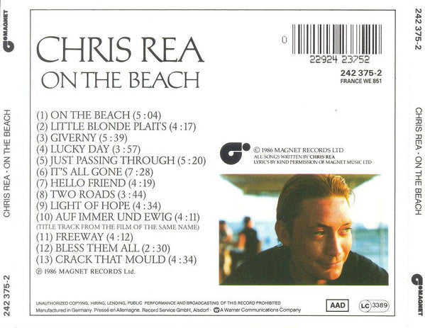 Chris Rea – On The Beach  ,  CD