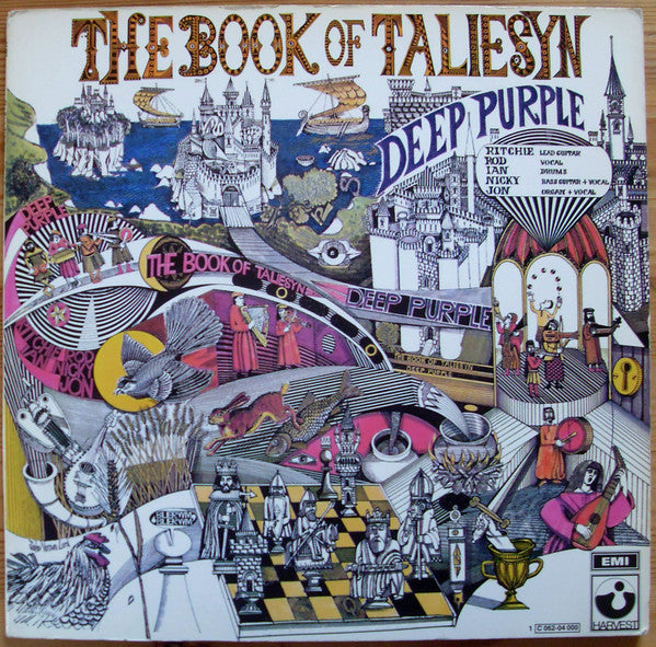 Deep Purple – The Book Of Taliesyn    , Gatefold , editie 1969, Germany
