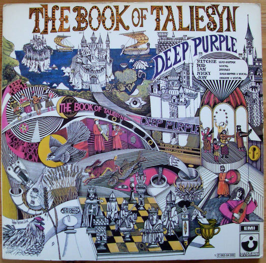 Deep Purple – The Book Of Taliesyn    , Gatefold , editie 1969, Germany