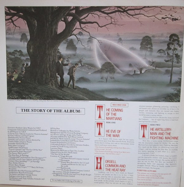 Jeff Wayne – Jeff Wayne's Musical Version Of The War Of The Worlds   , 2LP , Gatefold + Booklet