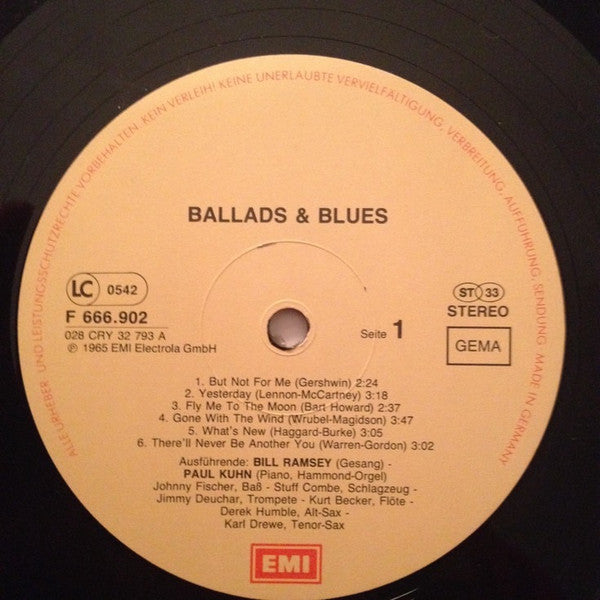 Paul Kuhn, Bill Ramsey – Ballads & Blues
