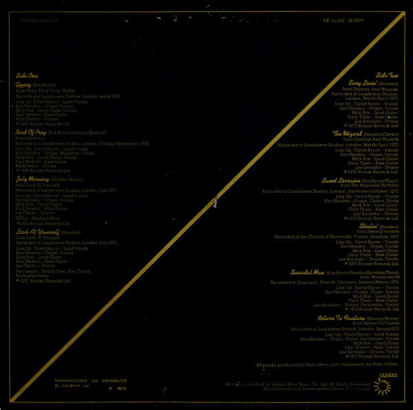 Uriah Heep ‎– The Best Of...