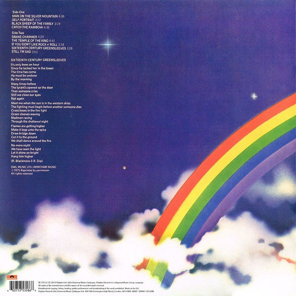 Rainbow – Ritchie Blackmore's Rainbow, Gatefold