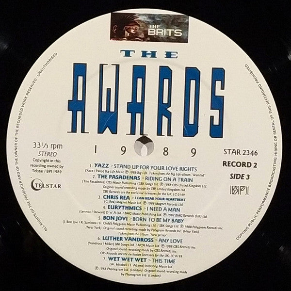 The Awards 1989    , 2LP , Gatefold