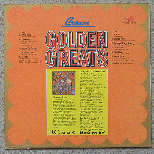 Cream – Golden Greats