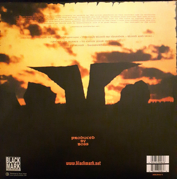 Bathory – Twilight Of The Gods   ,  2LP , 180 gram