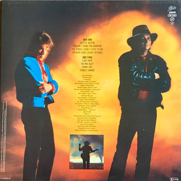 Stevie Ray Vaughan And Double Trouble* – Couldn't Stand The Weather