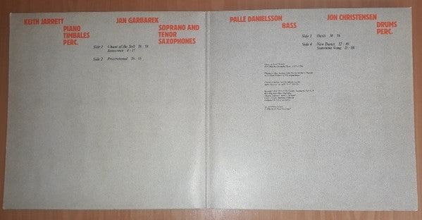 Keith Jarrett – Nude Ants (Live At The Village Vanguard)  , 2 LP , Gatefold , ECM