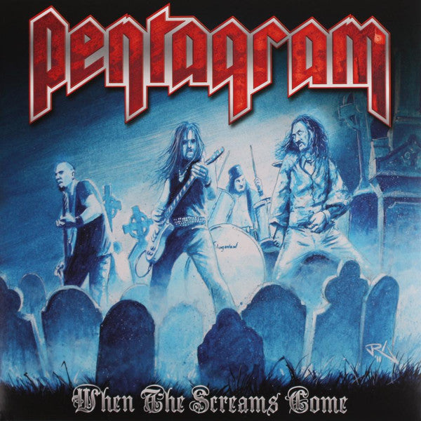 Pentagram ‎– When The Screams Come    , 2LP , gatefold , + giant poster , pictorial innersleve , 500 limited copies worldwide