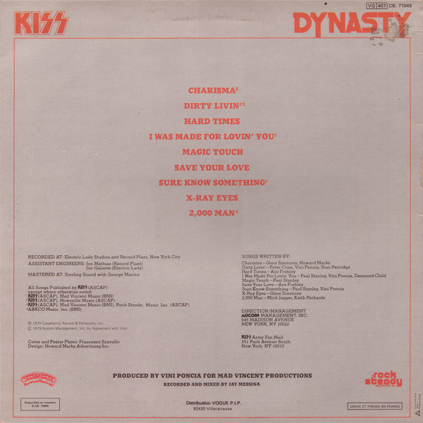 Kiss – Dynasty