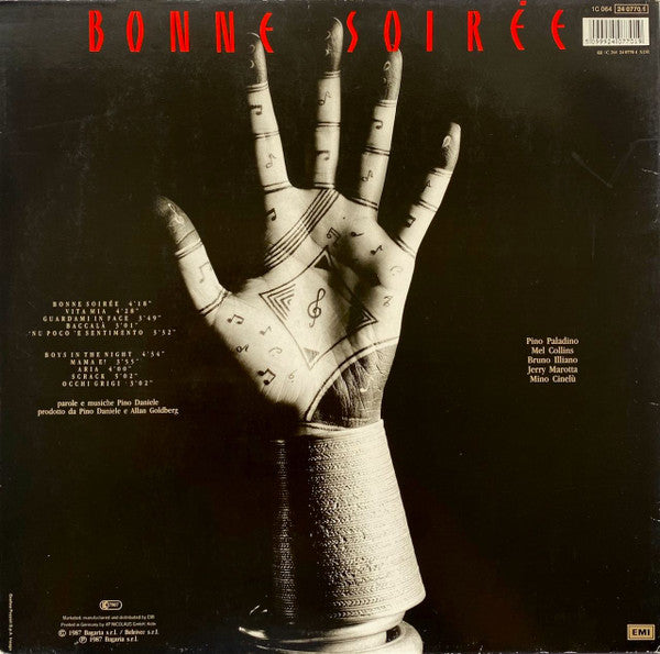 Pino Daniele – Bonne Soirée    ,  Gatefold