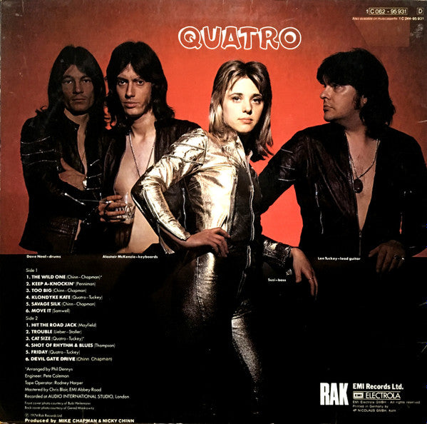 Suzi Quatro ‎– Quatro