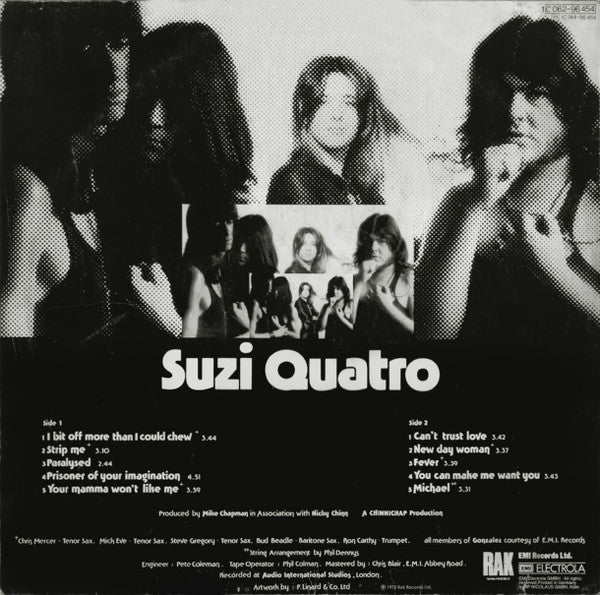 Suzi Quatro ‎– Your Mamma Won't Like Me