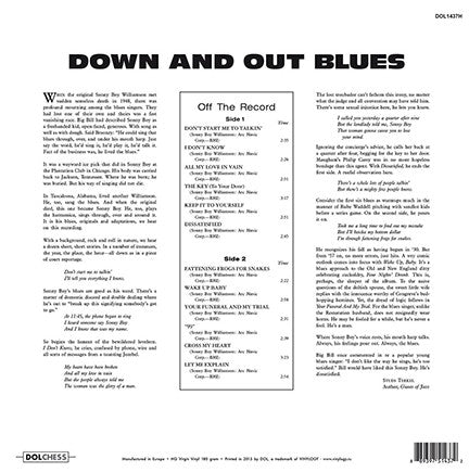Sonny Boy Williamson  – Down And Out Blues