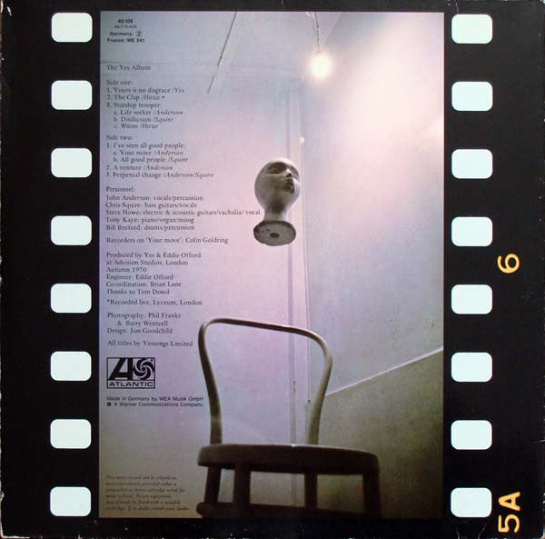 Yes – The Yes Album     gatefold