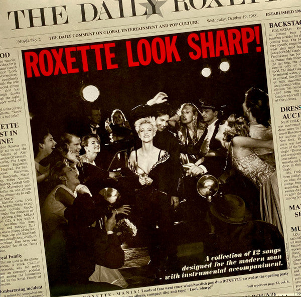 Roxette ‎– Look Sharp!