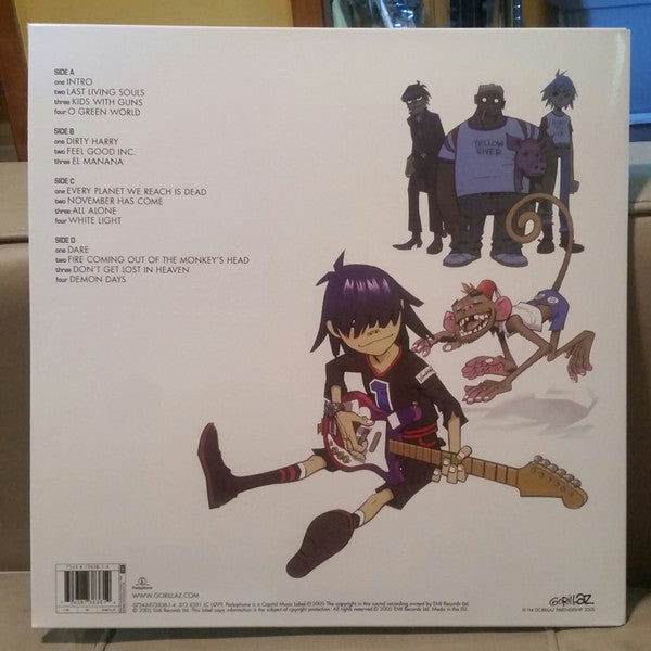 Gorillaz – Demon Days   , 2LP , Gatefold