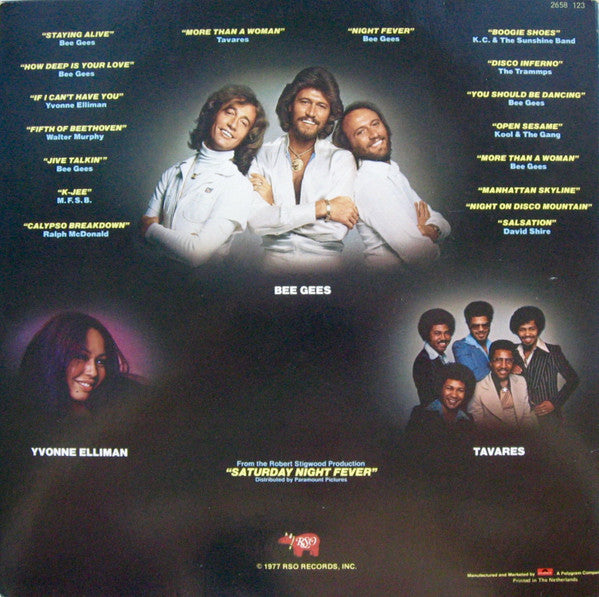 Various – Saturday Night Fever (The Original Movie Sound Track), 2xLP, Gatefold