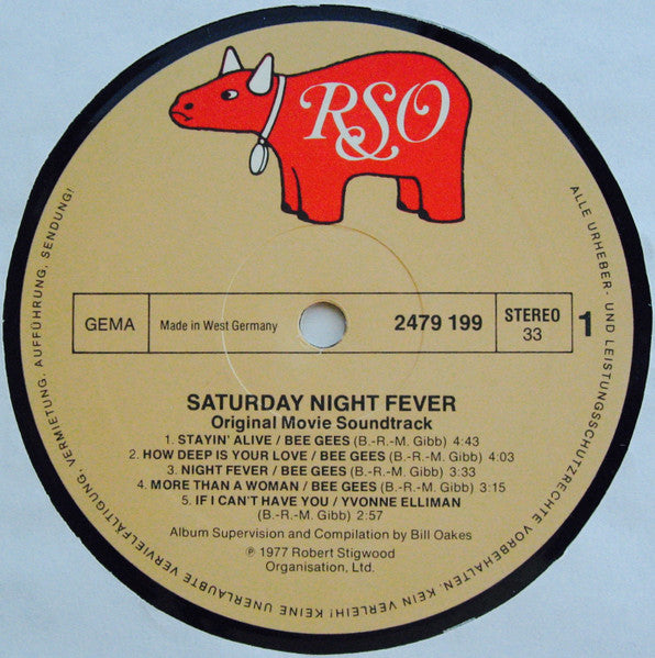 Various – Saturday Night Fever (The Original Movie Sound Track), 2xLP, Gatefold