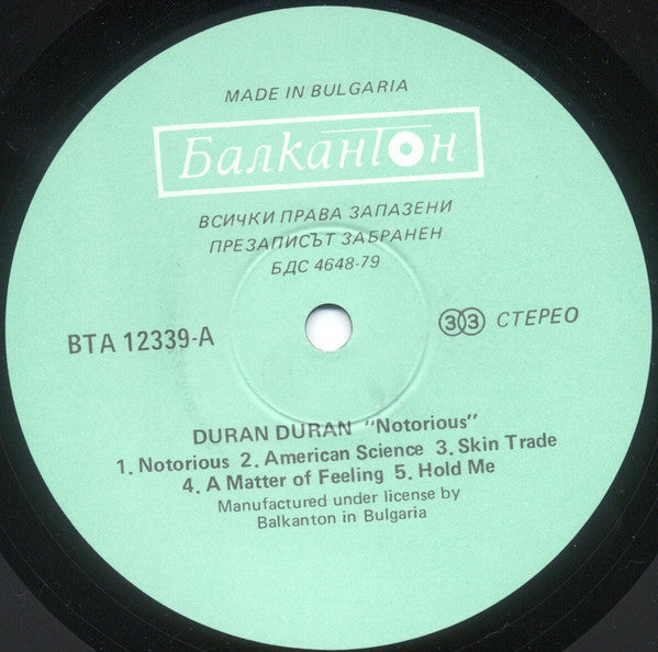 Duran Duran – Notorious