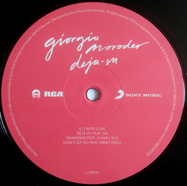 Giorgio Moroder – Deja-Vu   , 2LP , Gatefold