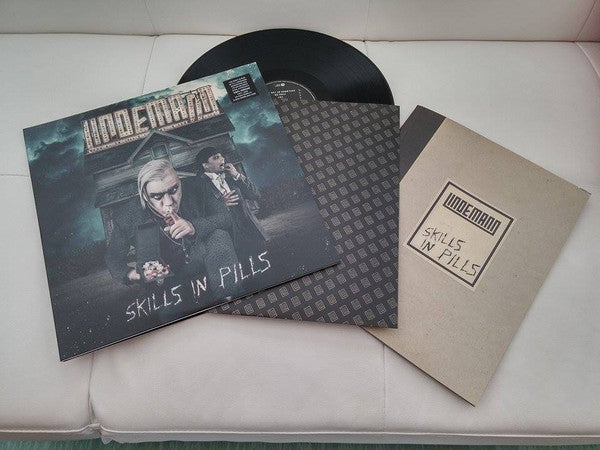 Lindemann ‎– Skills In Pills   ,  + 28 pages Booklet , Gatefold 180G , 1 press German , (Till Lindemann (vocalist of Rammstein) and Peter Tägtgren (member of Hypocrisy)