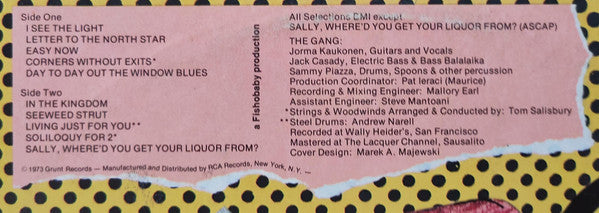 Hot Tuna – The Phosphorescent Rat    ,  gatefold