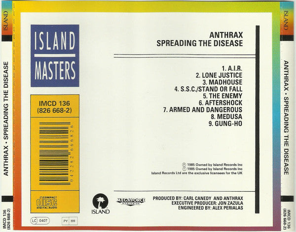 Anthrax – Spreading The Disease