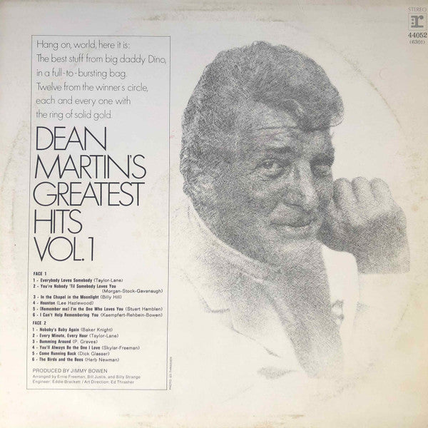 Dean Martin – Dean Martin's Greatest Hits! Vol.1