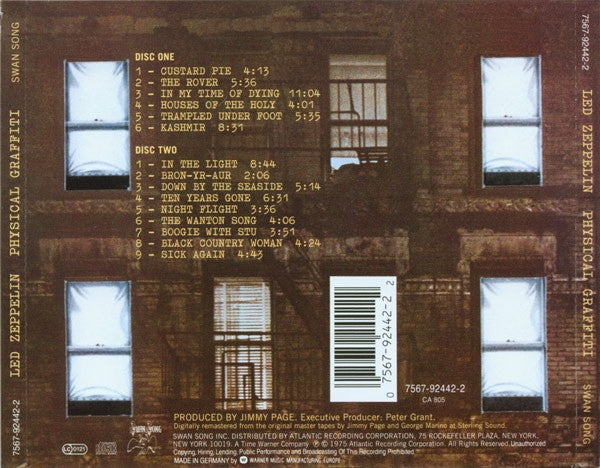 Led Zeppelin – Physical Graffiti   , 2CD