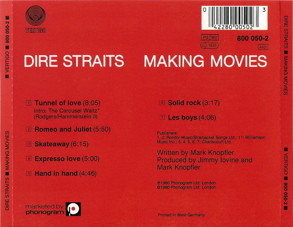 Dire Straits – Making Movies