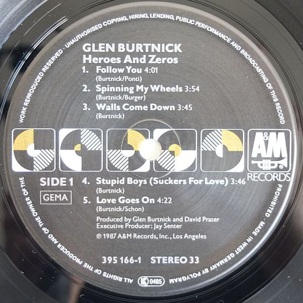 Glen Burtnick – Heroes & Zeros