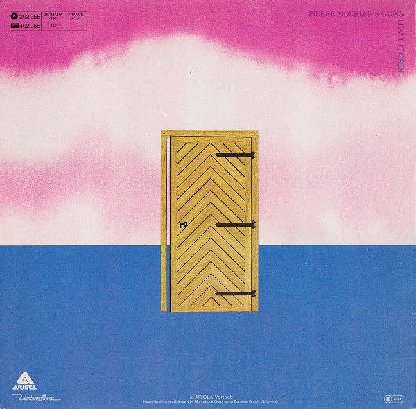 Pierre Moerlen's Gong ‎– Leave It Open