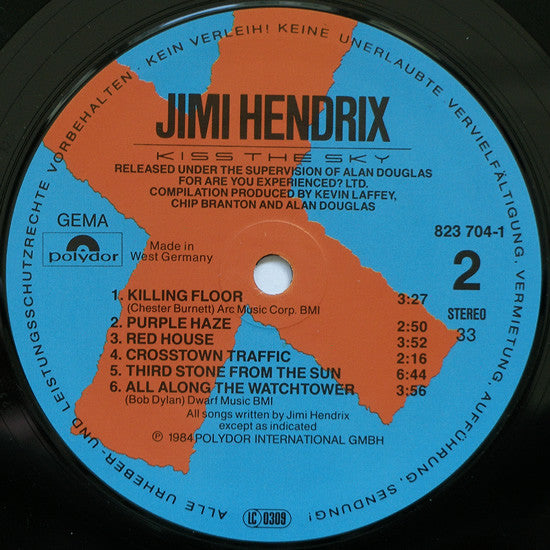 Jimi Hendrix – Kiss The Sky