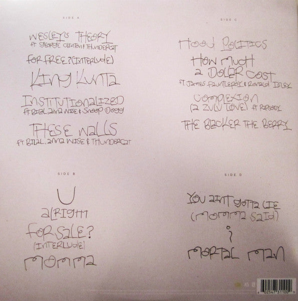 Kendrick Lamar – To Pimp A Butterfly  ,  2 LP , Gatefold