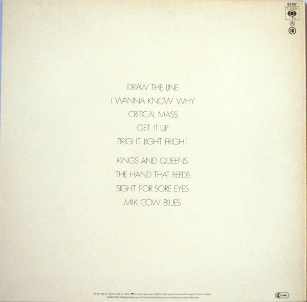 Aerosmith – Draw The Line