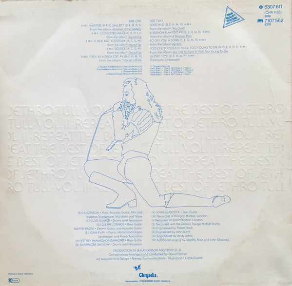 Jethro Tull – Repeat • The Best Of Jethro Tull • Vol. II • Repeat