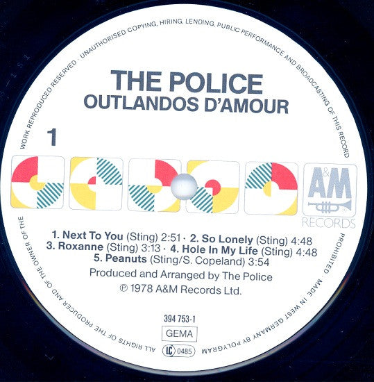 The Police – Outlandos D'Amour