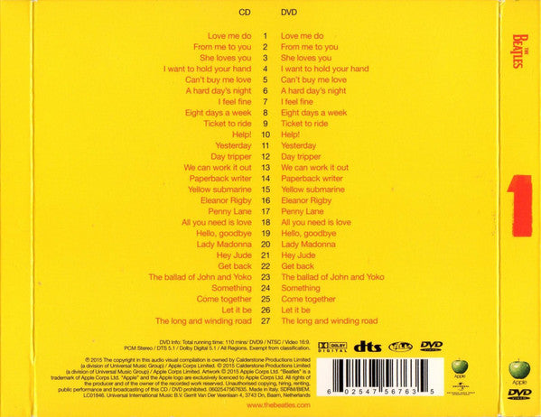The Beatles – 1, CD+DVD, Digipak