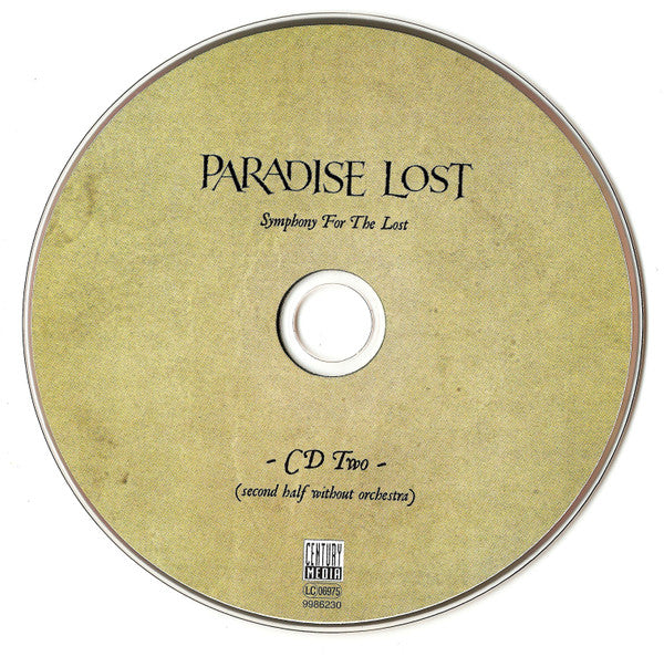 Paradise Lost – Symphony For The Lost  ,  2CD + DVD , Deluxe Edition, Limited Edition