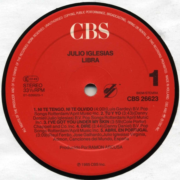 Julio Iglesias – Libra