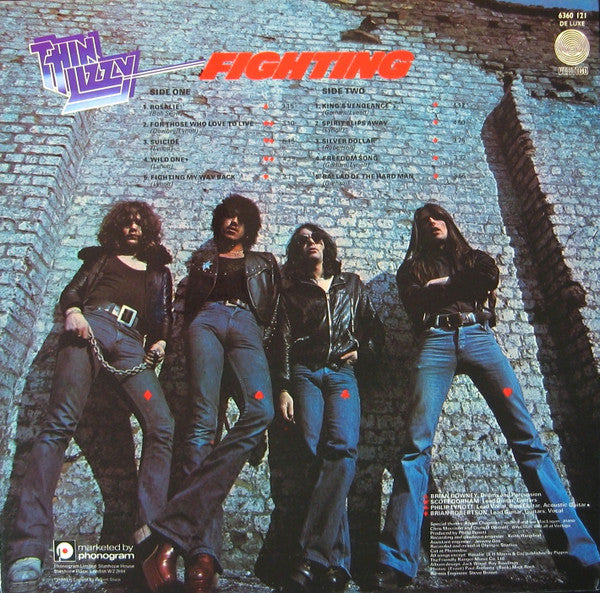 Thin Lizzy – Fighting    ,  1 press , UK