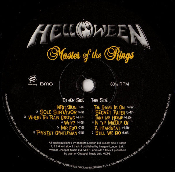 Helloween – Master Of The Rings