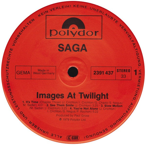 Saga  ‎– Images At Twilight