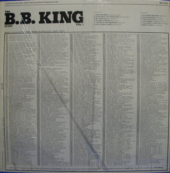 B.B. King ‎– The B.B. King Story Vol.1