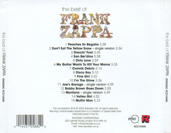 Frank Zappa – The Best Of Frank Zappa